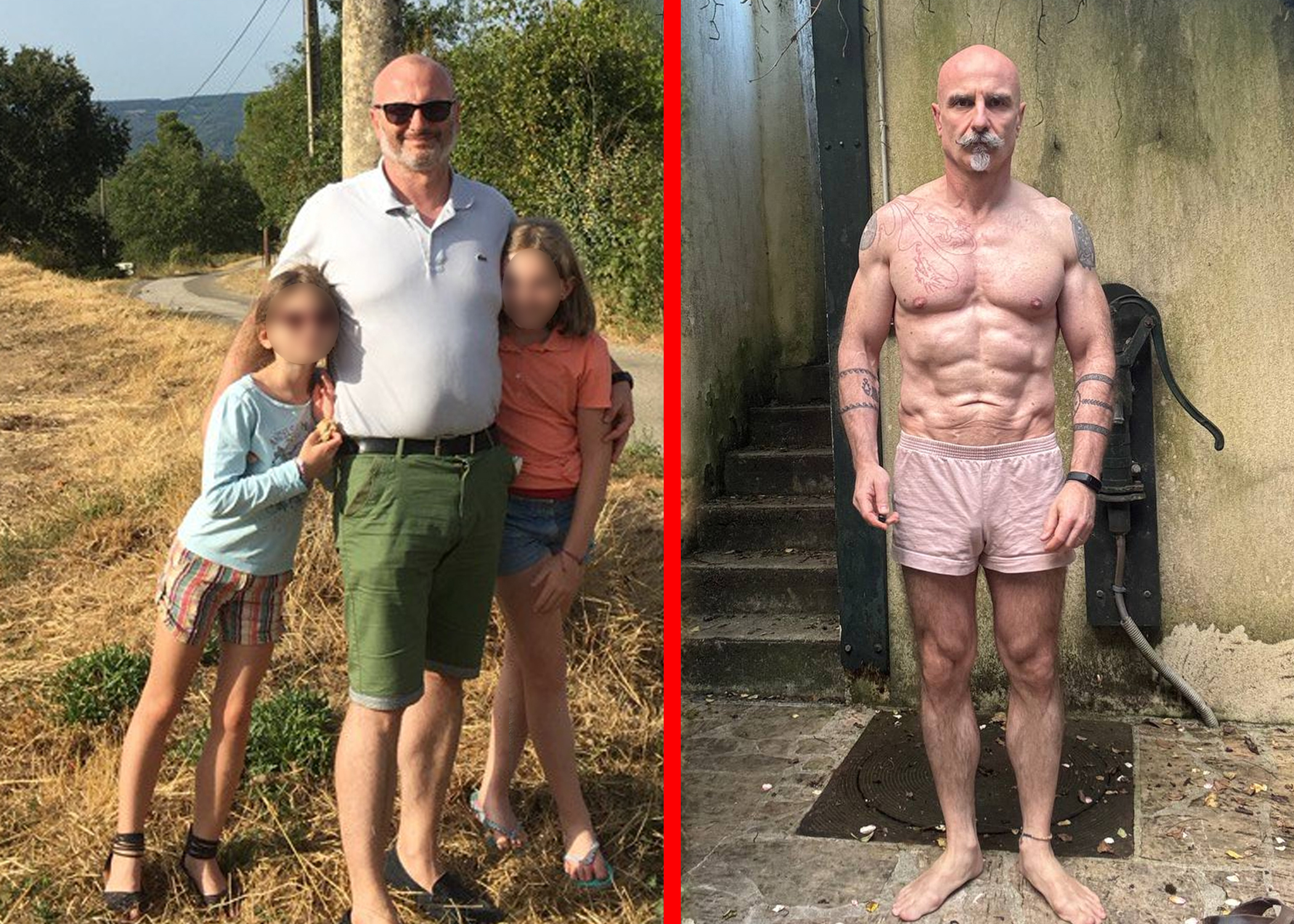 coach sportif perte de poids homme 48 ans avant après